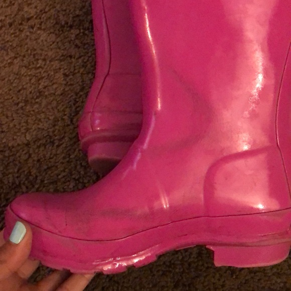 Pink hunter boots - Picture 3 of 5